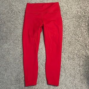 Red fabletics leggings
